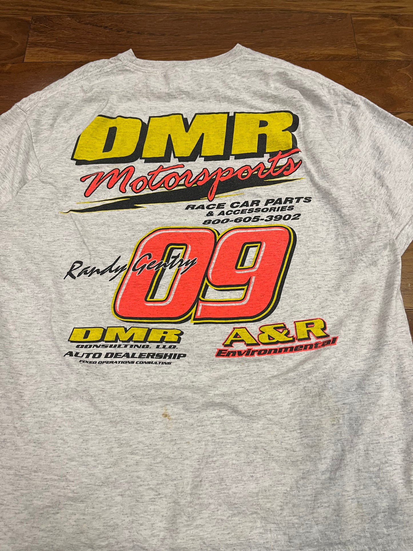 2009 Randy Gentry Front/Back Racing Graphic Tee (L)