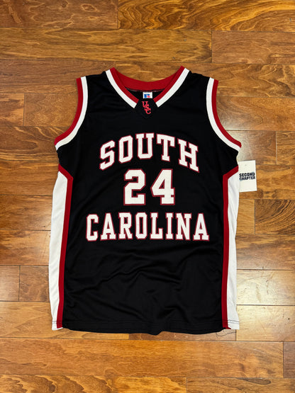 90s USC Gamecocks Jones #24 Basketball Jersey (L)
