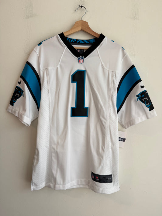 2010s Carolina Panthers Cam Newton Nike Away Jersey (M)