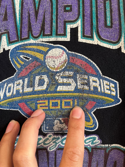 2001 Arizona Diamondbacks World Series AAA Tee (XL)
