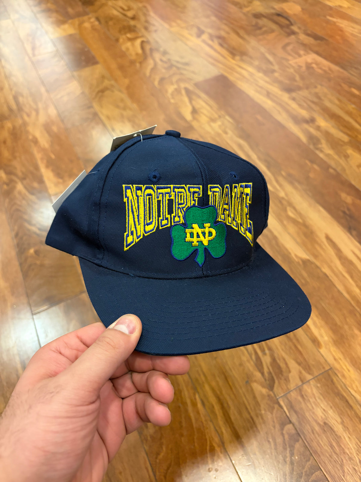 90s Notre Dame Spell Out Deadstock Hat (OS)