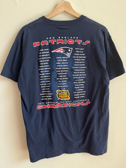 2003 New England Patriots Ty Law & Tom Brady Tee (XL)