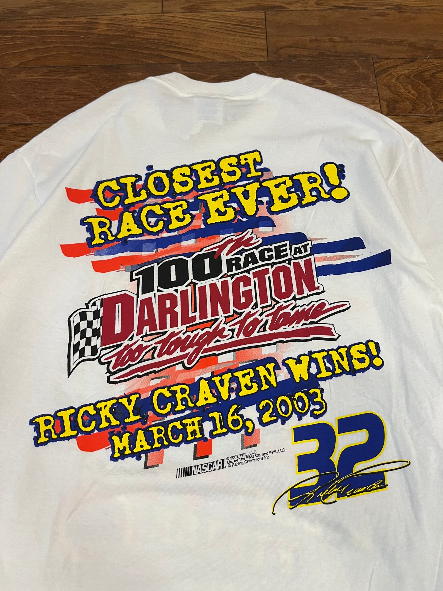 2003 Tide Racing Deadstock Vintage Nascar Tee (L)
