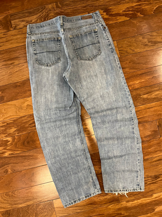 00s Nautica Baggy Blue Jeans (34 x 32)