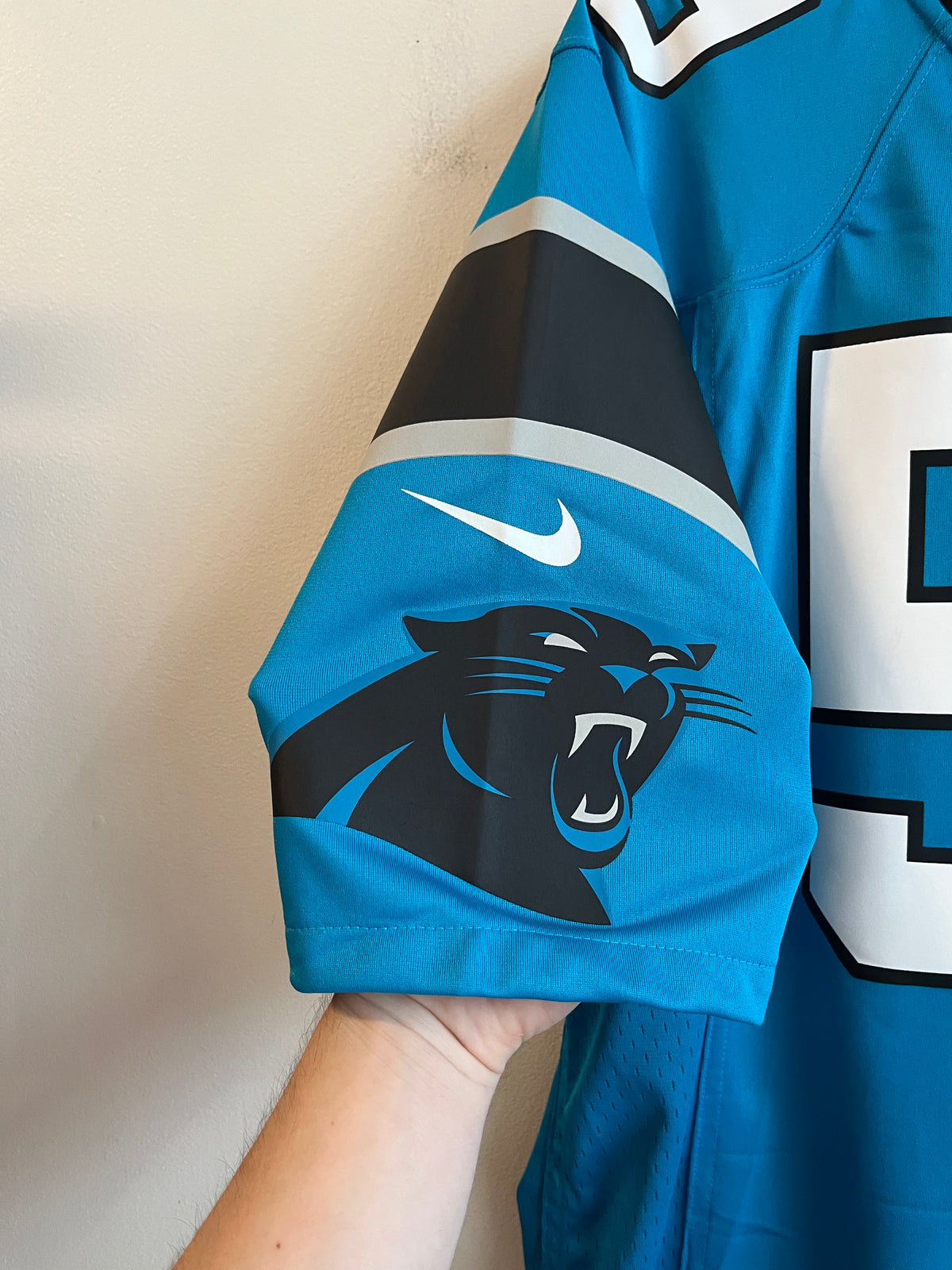 2016 Carolina Panthers Luke Kuechly Blue Nike Jersey (M)