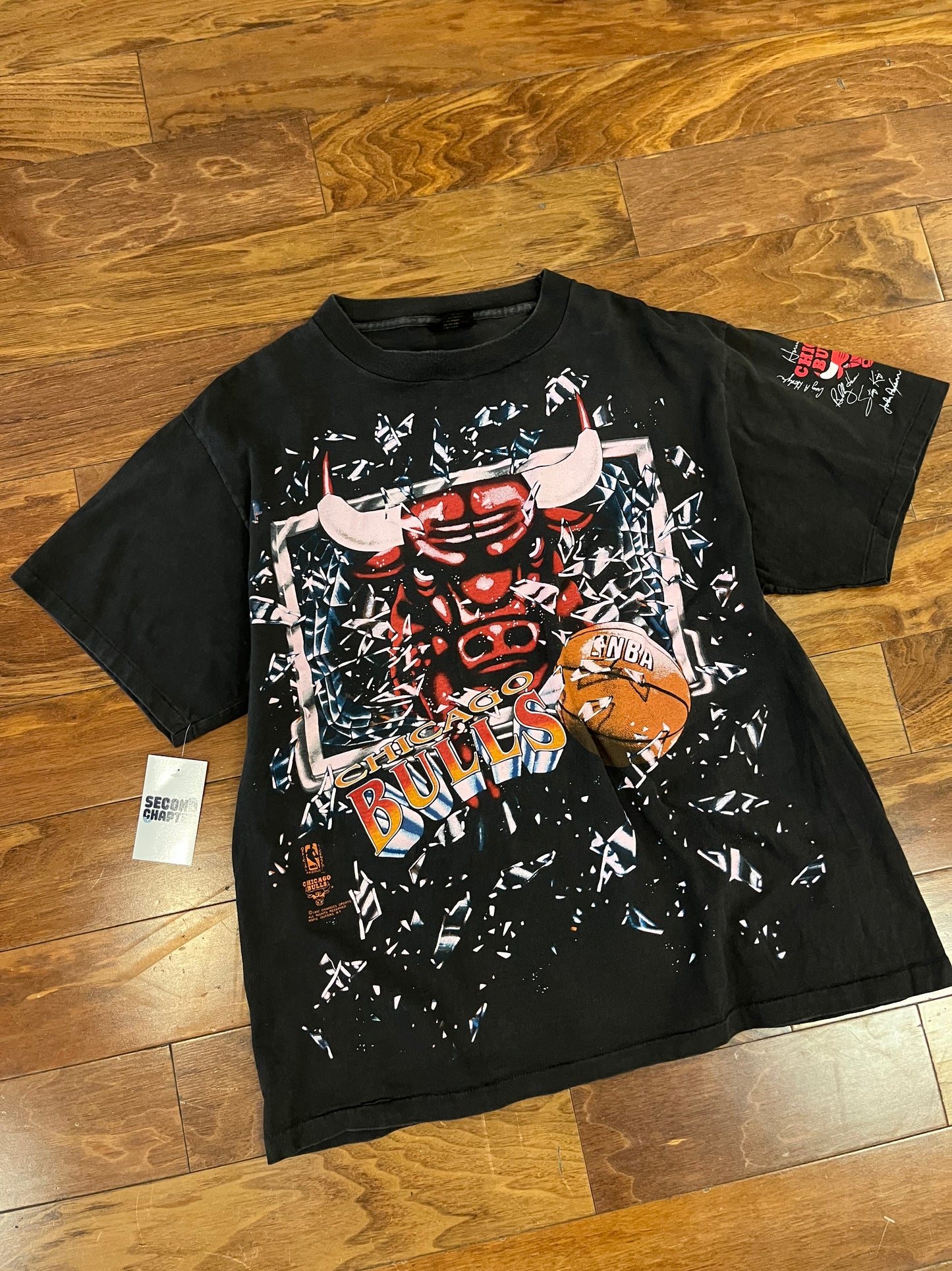 1992 Chicago Bulls Shattered Backboard Tee (XL)