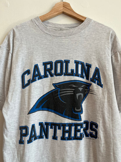 1993 Carolina Panthers Grey Spell Out Tee (L)