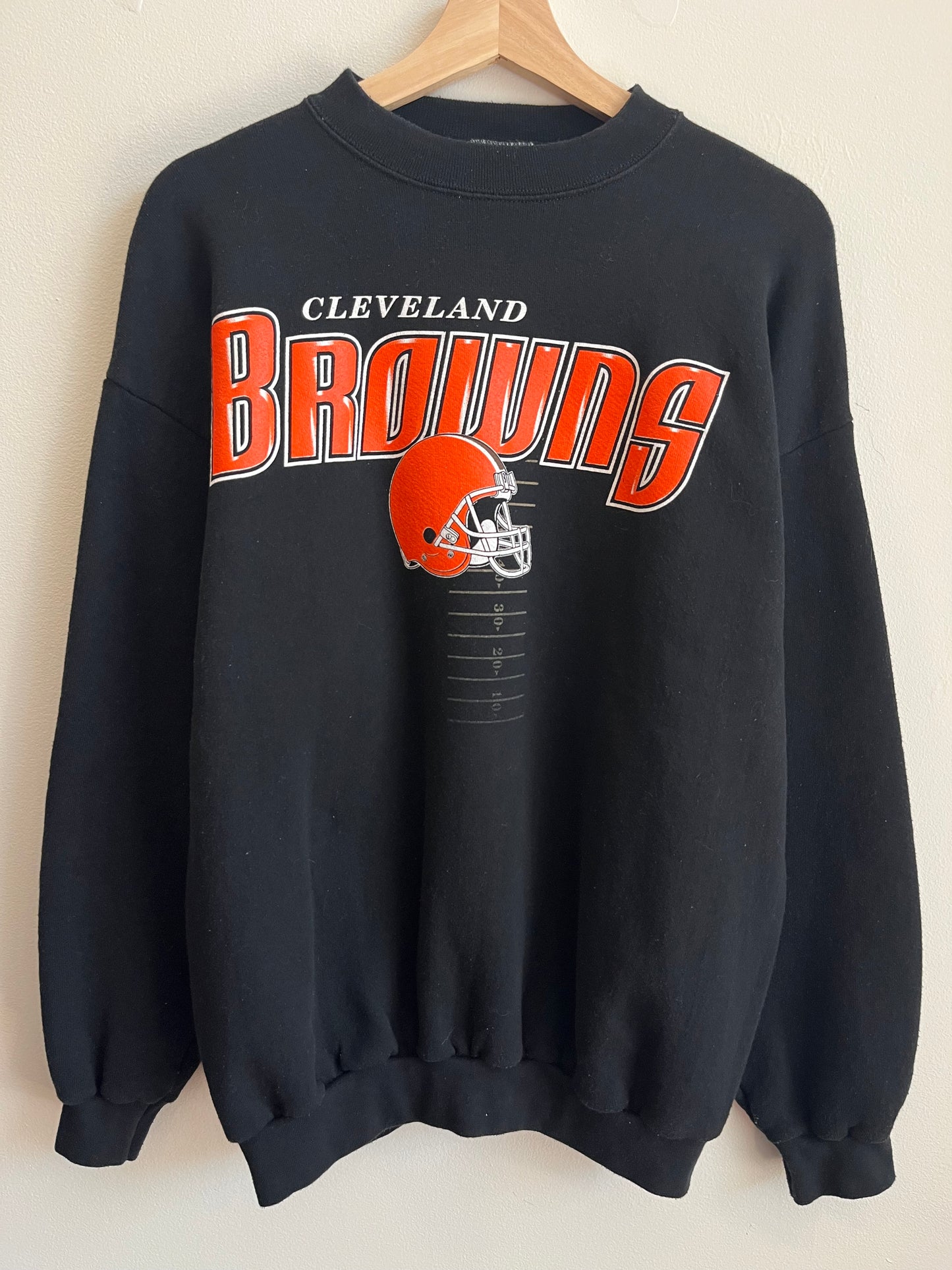 00s Cleveland Browns Vintage Yard Line Crewneck (L)