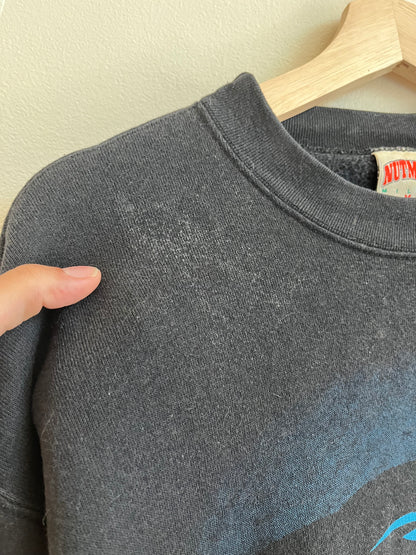 1993 Carolina Panthers Nutmeg Big Face NFL Crewneck (M)