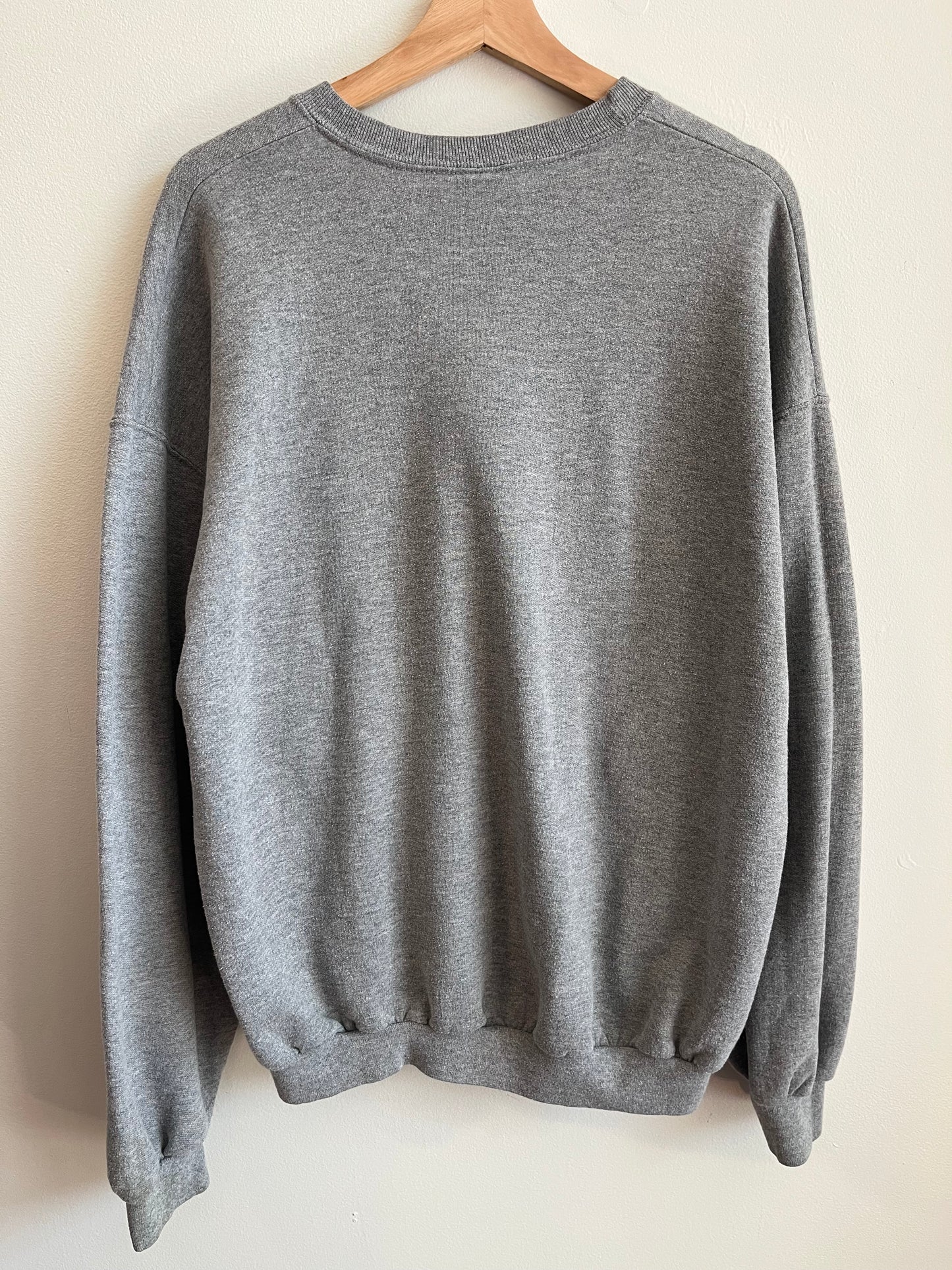 2003 Carolina Panthers Embroidered Grey Crewneck (XL)
