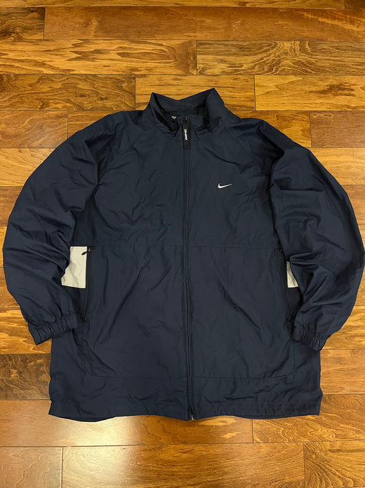 00s Nike Essential Navy SO Windbreaker (L)
