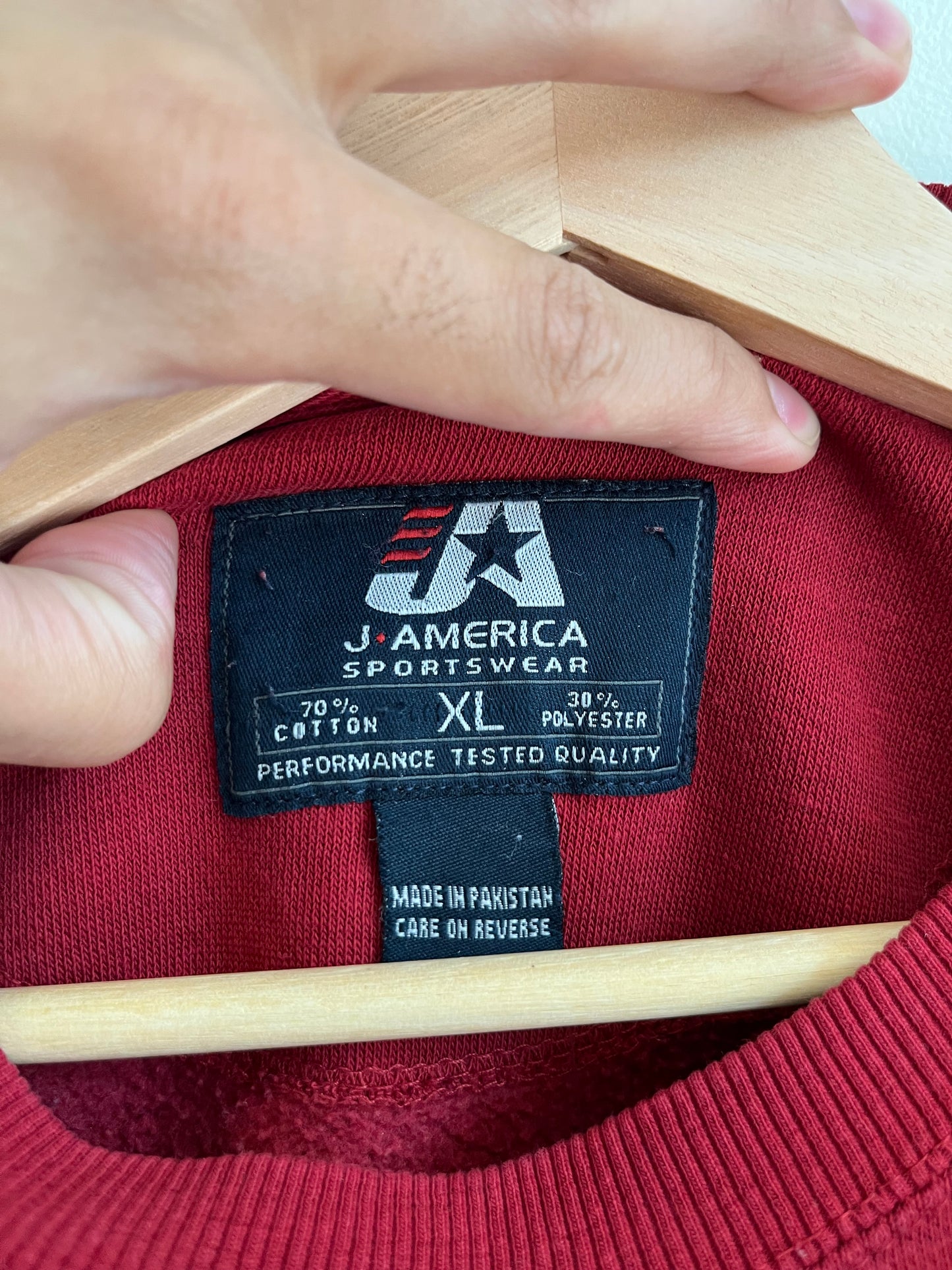 00s Indiana J America Maroon Crewneck (XL)