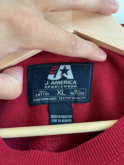 00s Indiana J America Maroon Crewneck (XL)