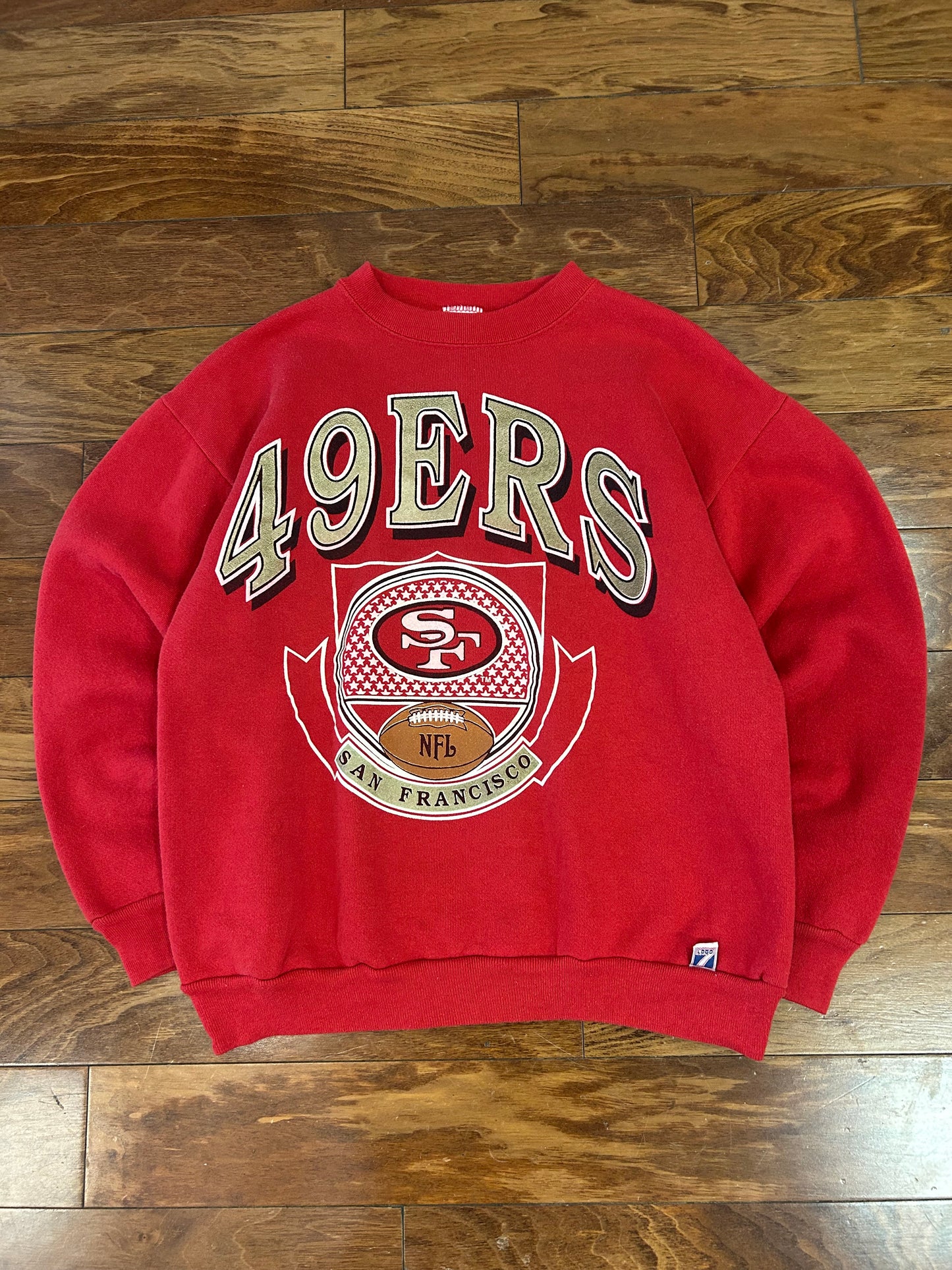 90s San Francisco 49ers Logo 7 Crewneck (M)