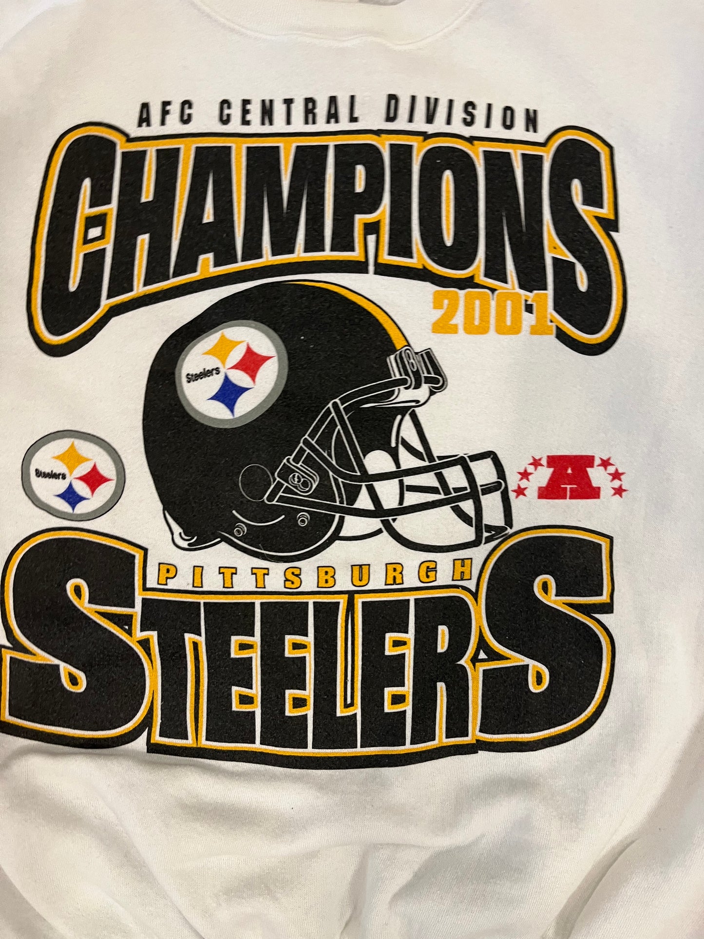 2001 Pittsburgh Steelers True Fan Crewneck (XL)