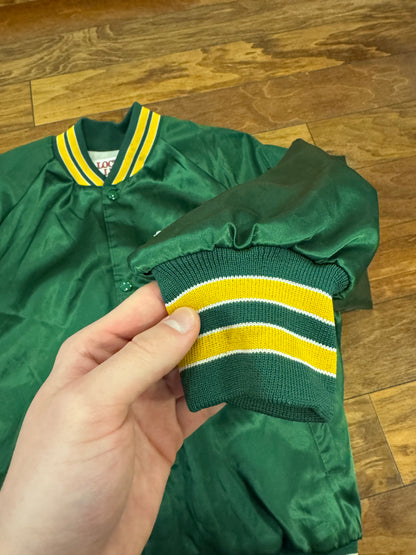 1992 Oakland Athletics Vintage Locker Line Satin Jacket (M)