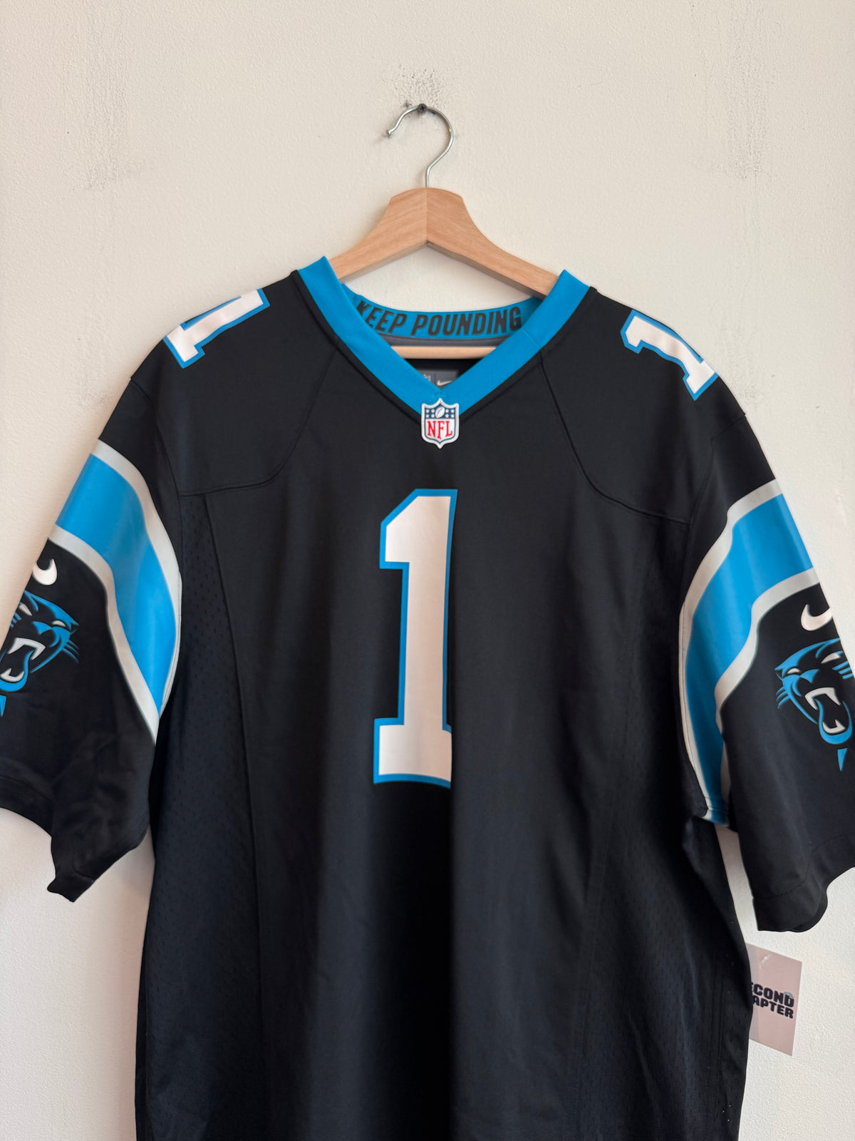 2010s Carolina Panthers Cam Newton Nike Home Jersey (XL)