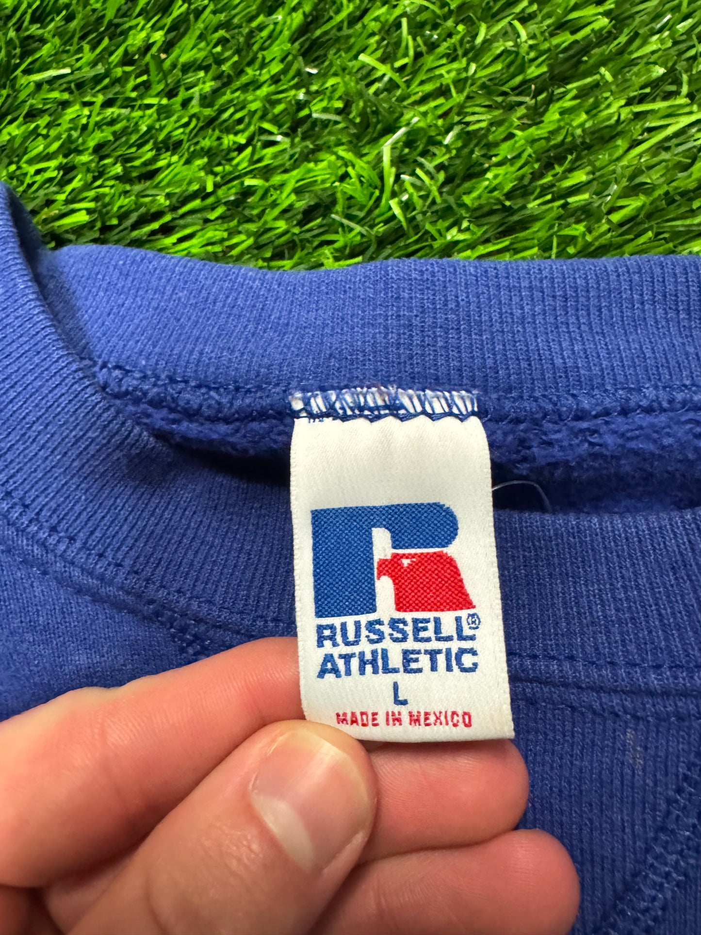 90s Russell Athletics Blue Essential Vintage Crewneck (L)