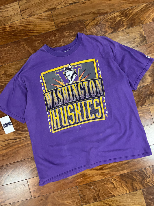 90s Washington Huskies College Graphic Tee (XL)