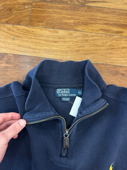 00s Polo Ralph Lauren Essential Navy Quarter Zip (XL)