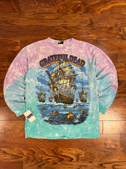2001 Grateful Dead Liquid Blue Long Sleeve Tee (L)
