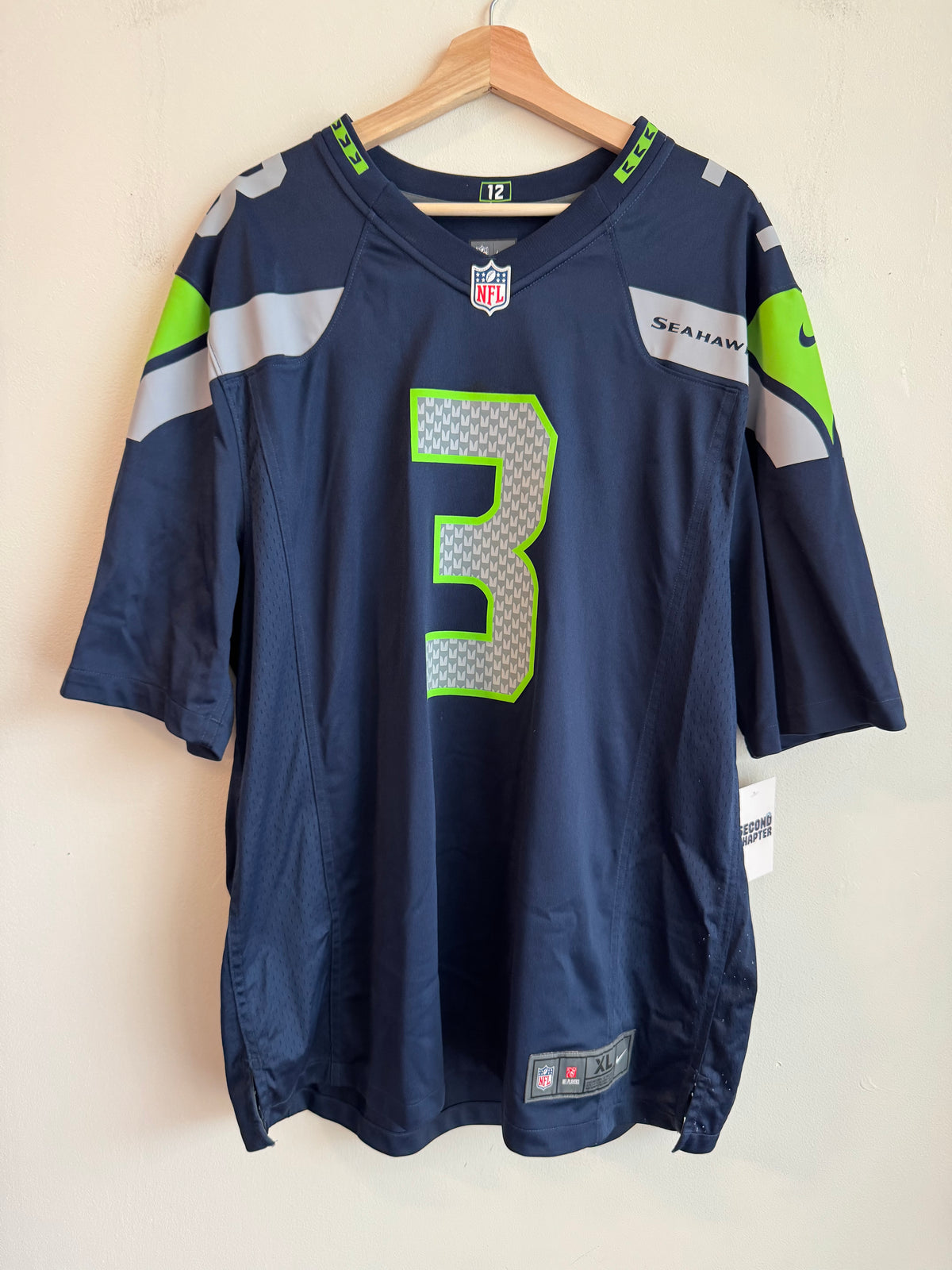 2015 Seattle Seahawks Russell Wilson Nike Jersey (XL)