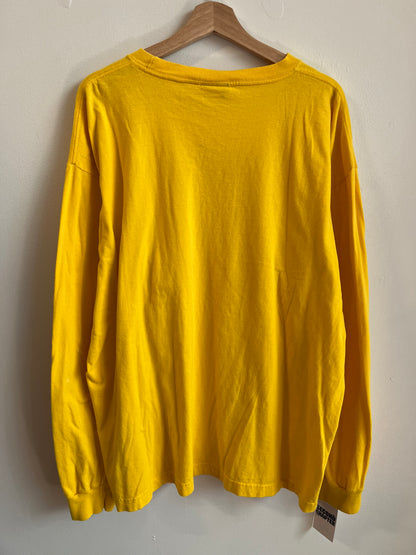 00s Fox Racing Yellow Long Sleeve Shirt (XL)