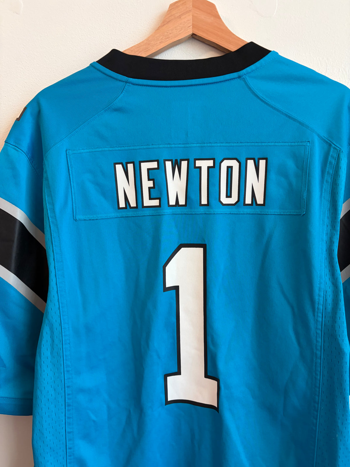 2010s Carolina Panthers Cam Newton Nike Blue Jersey (L)