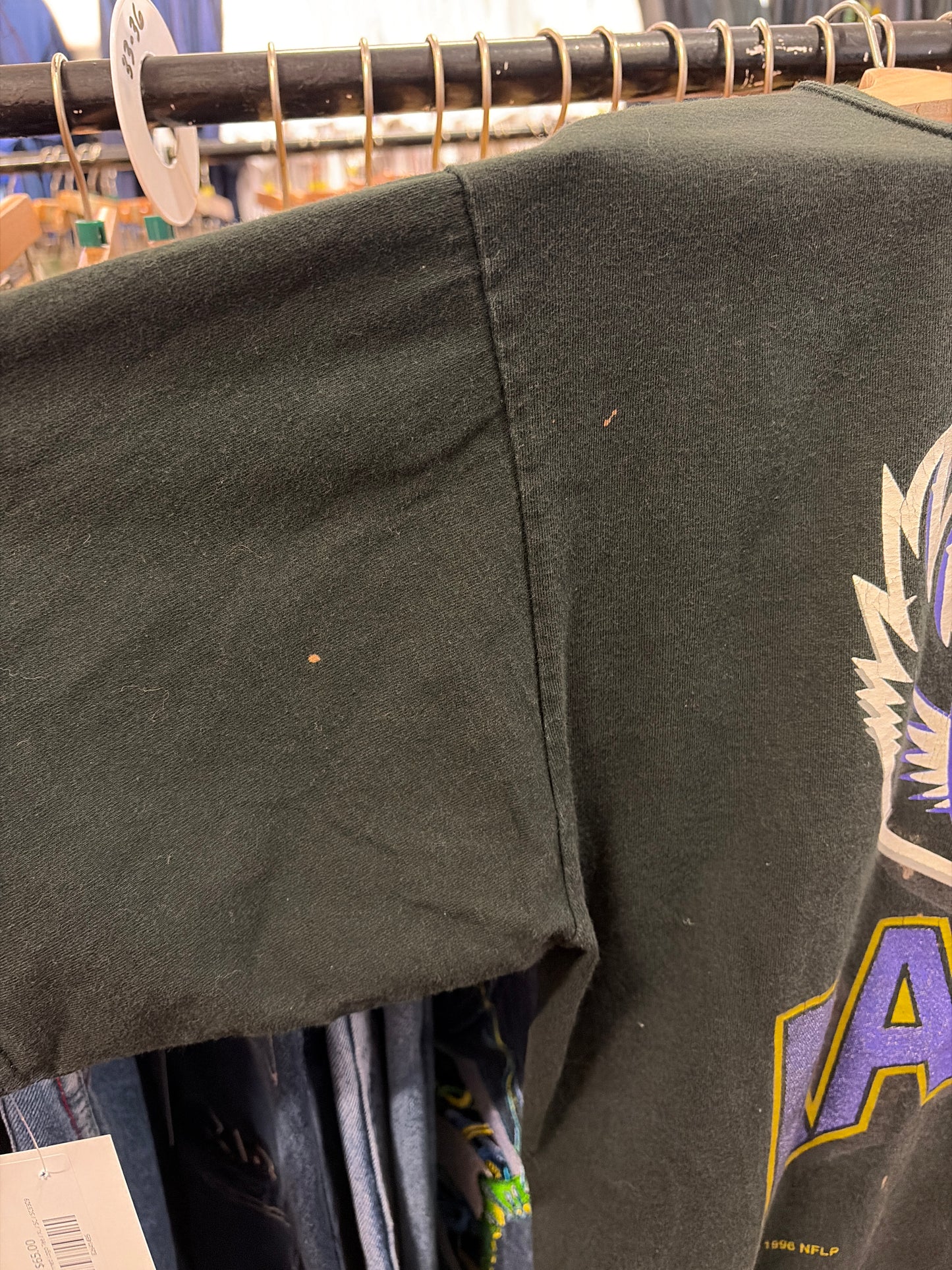 1996 Baltimore Ravens Banned Logo Tee (XL)