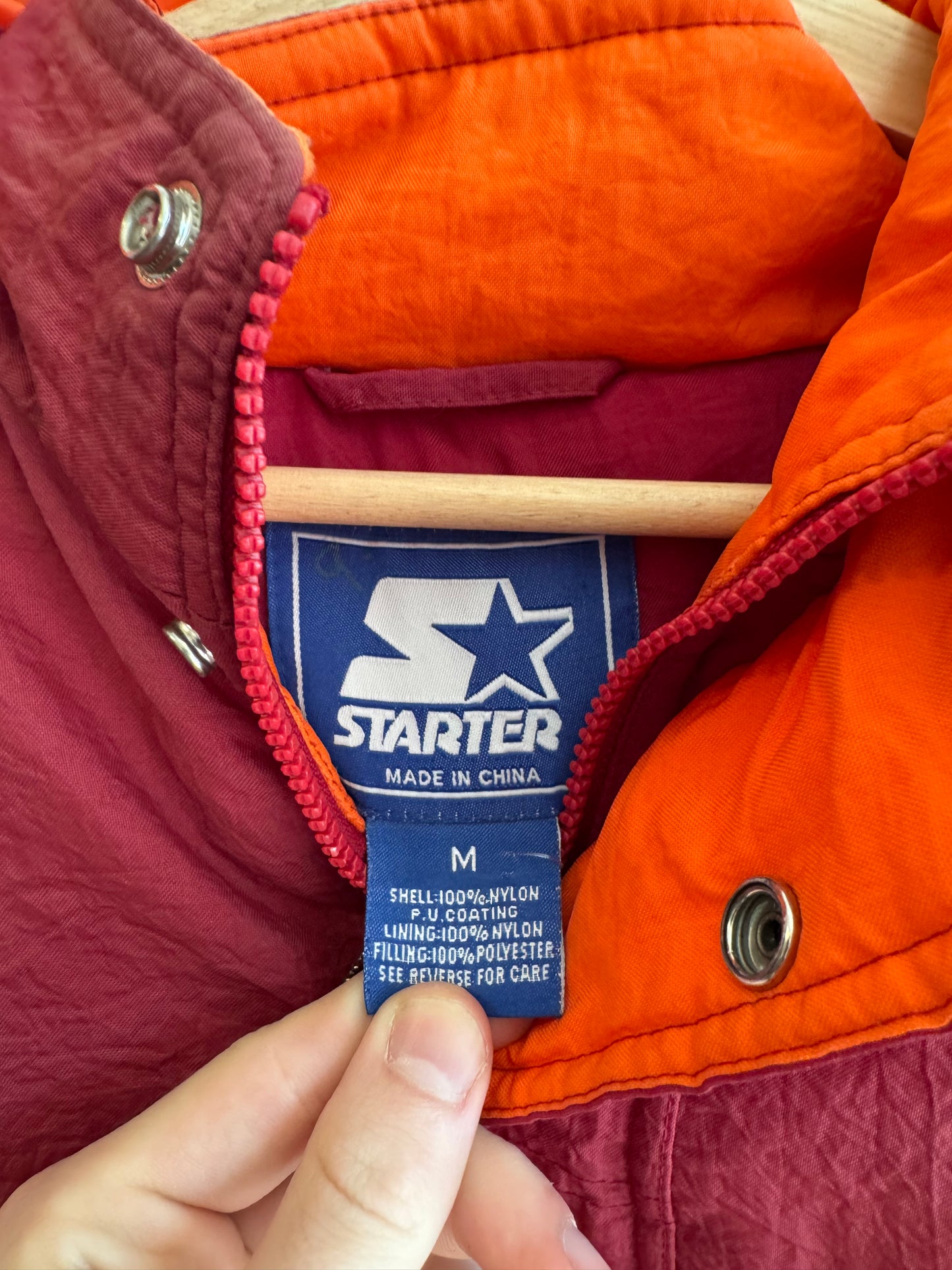 90s Virginia Tech Starter Puffer Jacket (Youth M)