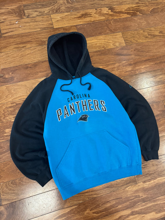 2010 Carolina Panthers Two Tone Reebok Hoodie (S)