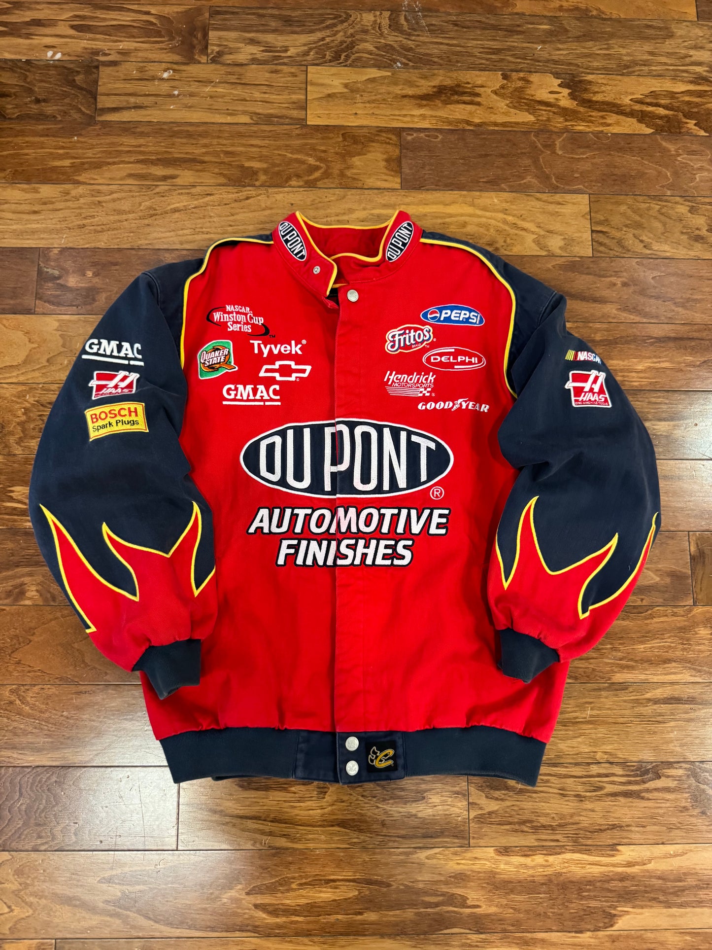90s Nascar Dupont Flames Racing Jacket (XL)