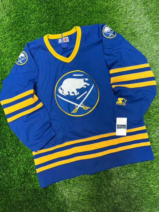 90s Buffalo Sabres Throwback NHL Starter Hockey Jersey (L)