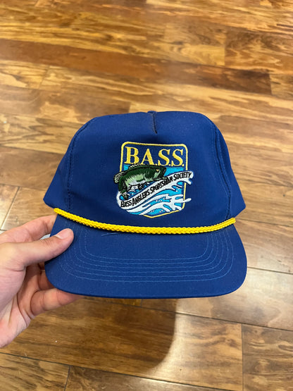 90s Bass Anglers Sportsman Society Fishing Hat (OS)