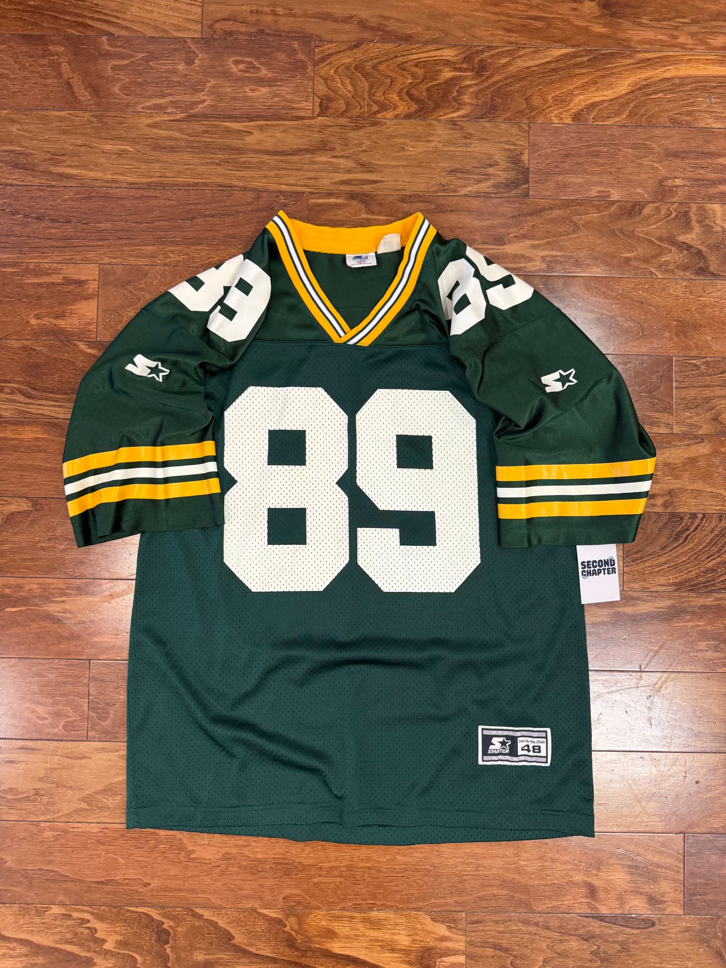 1996 Green Bay Packers Mark Chmura Starter Jersey (L)