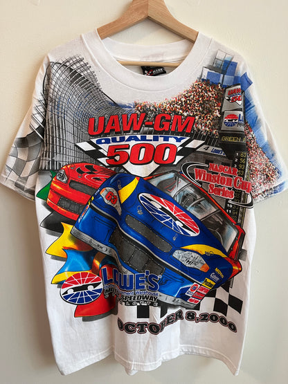 00s Lowe’s Charlotte Motor Speedway UAW-GM Nascar AOP Tee (M)