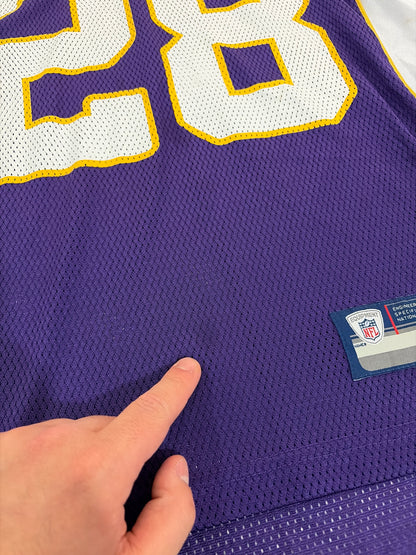 00s Minnesota Vikings Adrian Peterson Vikings Reebok Home Jersey (M)