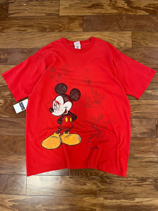 90s Mickey Mouse Disney Art Tee (XL)