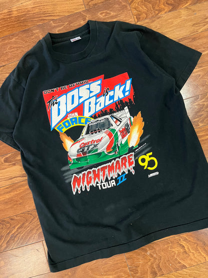 1995 John Force NHRA Racing Tee (XL)