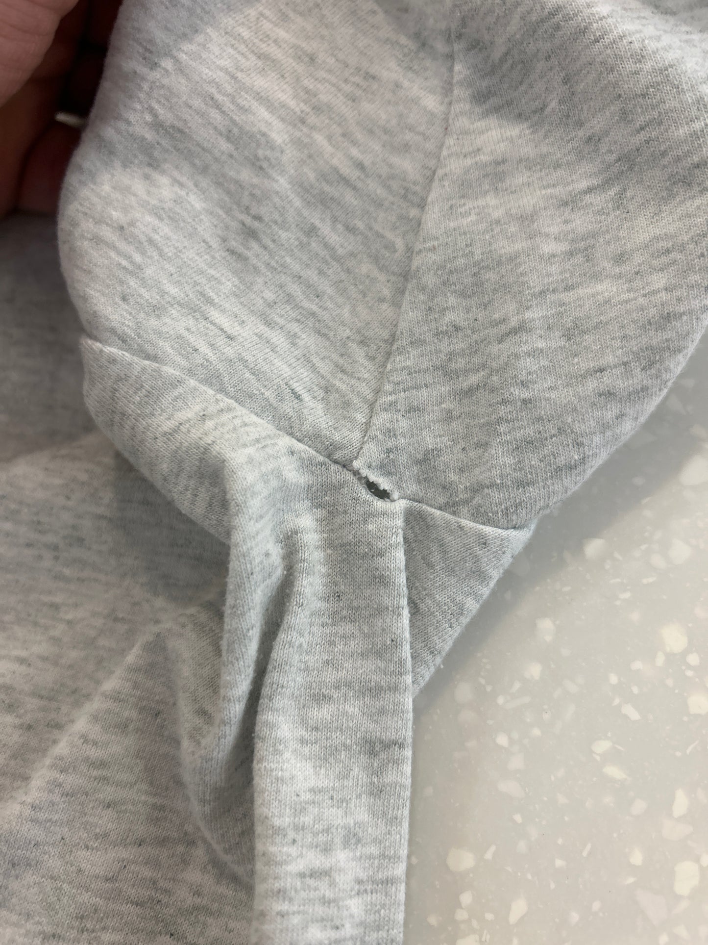 90s No Pussies Gym Grey Tee (XL)
