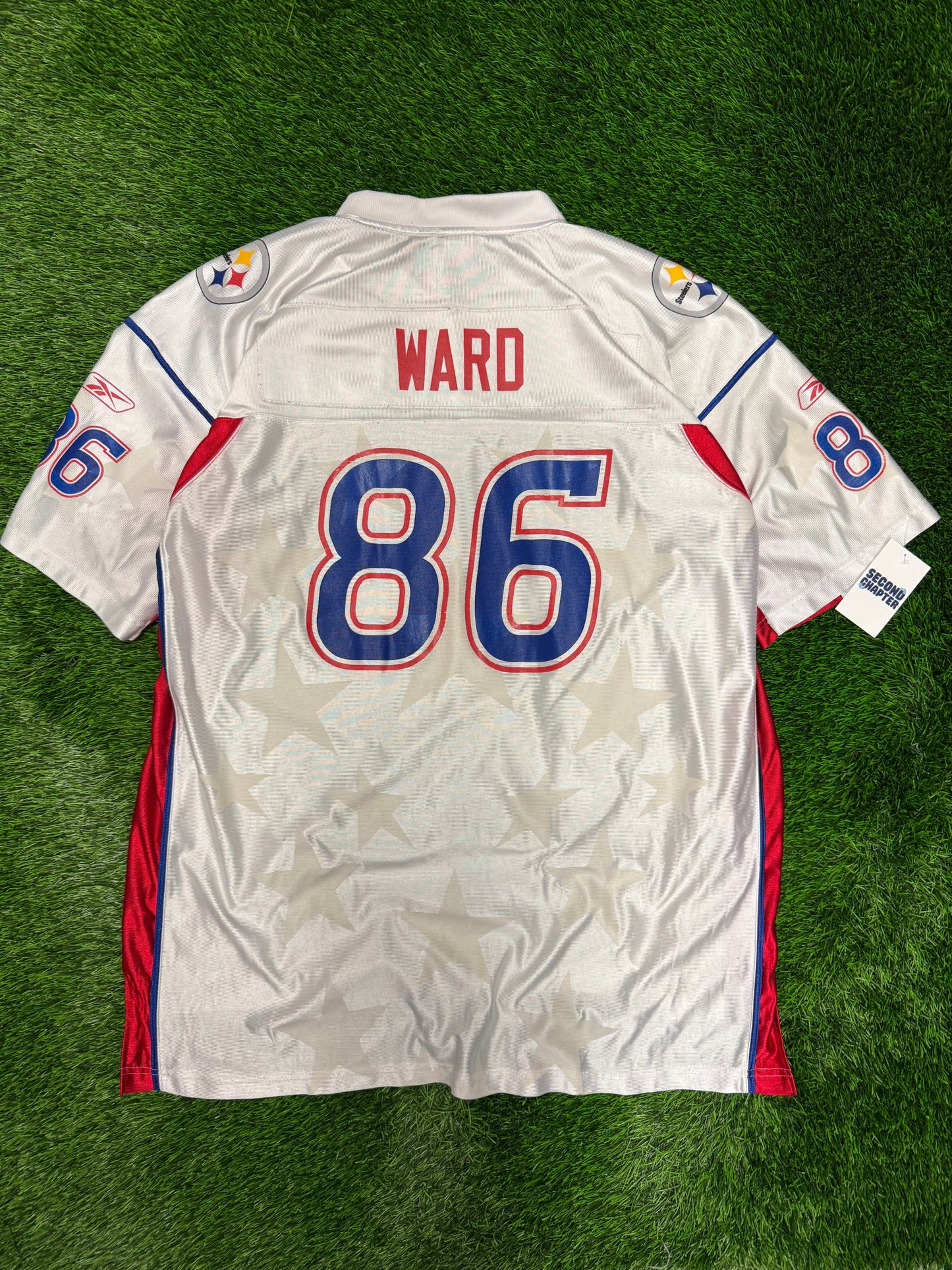 2004 Pittsburgh Steelers Hines Ward Pro Bowl Reebok Jersey (XXL)