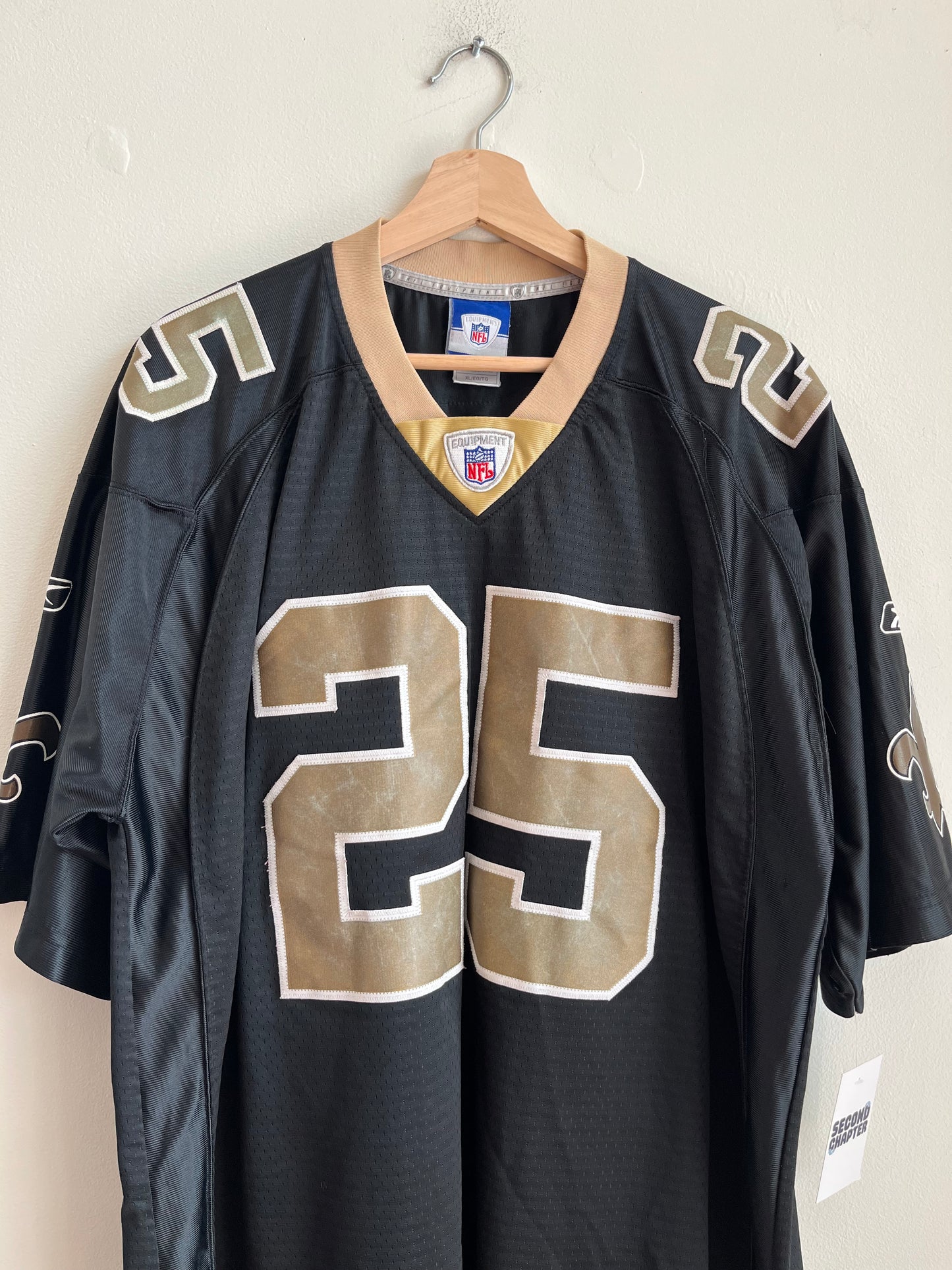 00s New Orleans Saints Reggie Bush Stitched Reebok Jersey (XL)