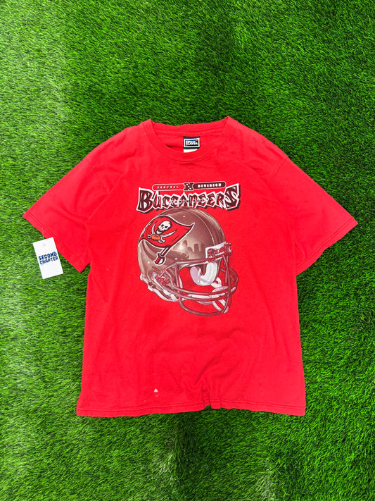 00s Tampa Bay Buccaneers Red Helmet Tee (S)
