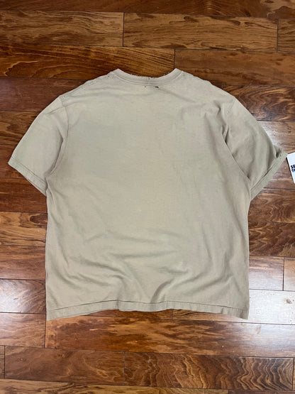 00s Carhartt Oatmeal Pocket Tee (Repair) (XL)