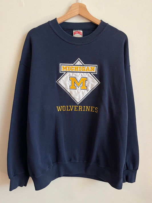 1990s Michigan Wolveriens Nutmeg Crewneck (L)