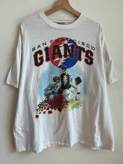 1995 San Francisco Giants Grateful Dead Music Tee (XXL)