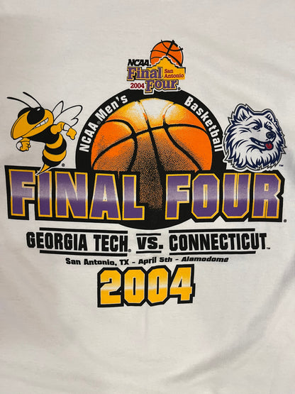 2004 Georgia Tech vs UConn Final Four Graphic Tee (XL)