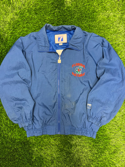 90s University of Florida (UF) Gators Logo 7 Windbreaker (XL)
