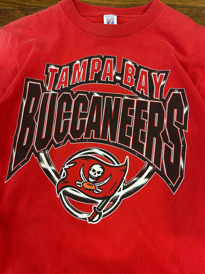 90s Tampa Bay Buccaneers Logo 7 Tee (L)