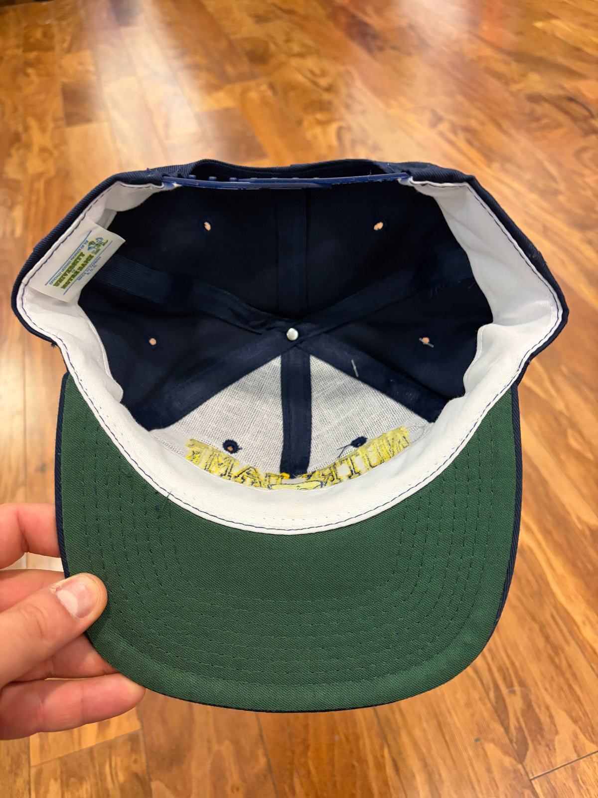 90s Notre Dame Spell Out Deadstock Hat (OS)